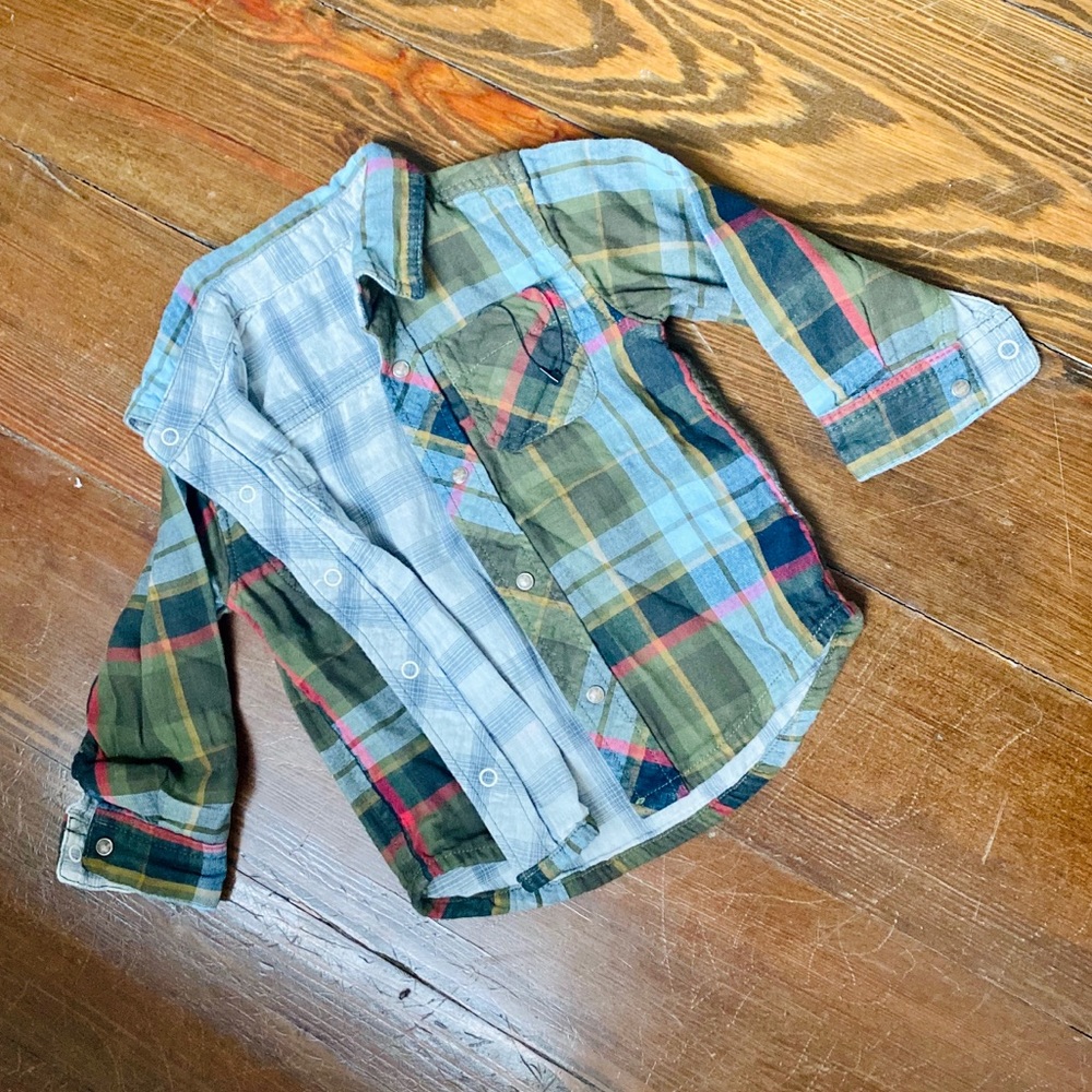 Cool reversible flannel